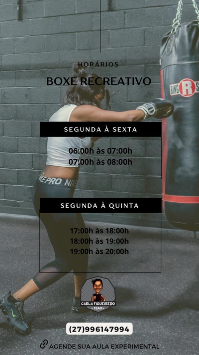 Aula de Boxe Recreativo